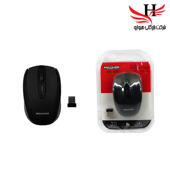 تصویر ماوس وايرلس مچر MACHER MR-W27